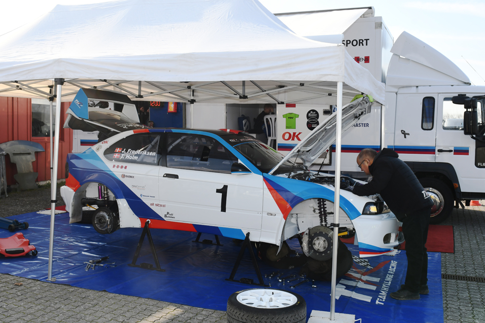 For John Frederiksen og Team Hyllinge Racing blev rallytesten i Roskilde benyttet til finjustering af den kraftfulde BMW Compact M3.
(Foto: Morten Dam - autoMOTIV/specialpress)